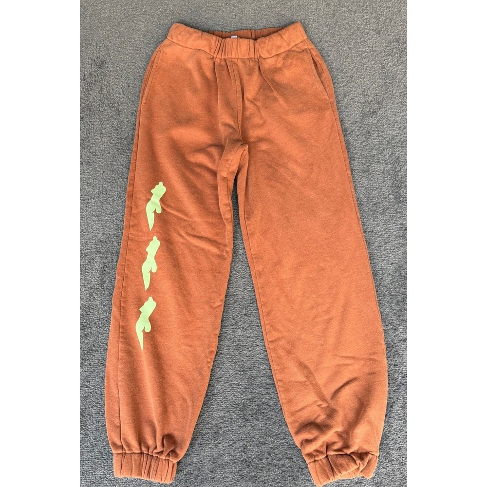 Inamorata Burnt Orange‎ Graphic Jogger Sweatpants XS IMA5669PW